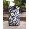 Accent Plus Iron Swirls Solar Garden Lantern