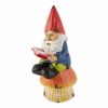 Accent Plus Reading Gnome Solar Statue