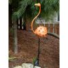 Accent Plus Walking Flamingo Metal Garden Decor