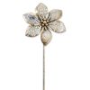 Accent Plus Mixed Pattern Metal Flower Garden Stake - 29.5 inches