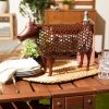 Accent Plus Open Geometric Frame Metal Cow Sculpture