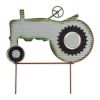 Accent Plus Corrugated Metal Garden Stake - Tractor