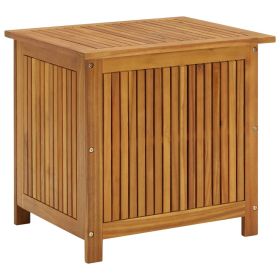 vidaXL Patio Storage Box 23.6"x19.7"x22.8" Solid Acacia Wood