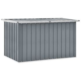 vidaXL Patio Storage Box Gray 58.7"x39"x36.6"