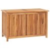 vidaXL Patio Storage Box 35.4"x19.7"x22.8" Solid Teak Wood