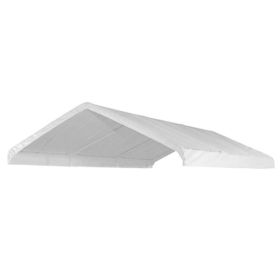 12 x 20 Valance Canopy Tarp - White