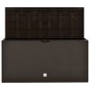 vidaXL Patio Storage Box Brown 44.9"x18.5"x23.6"