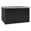 vidaXL Patio Storage Box Anthracite 67.3"x39"x36.6"