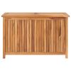 vidaXL Patio Storage Box 35.4"x19.7"x22.8" Solid Teak Wood