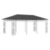 vidaXL Gazebo with Mosquito Net 19.7'x9.8'x9' Anthracite