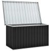 vidaXL Patio Storage Box Anthracite 58.7"x39"x36.6"