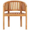 vidaXL Banana Chair Solid Teak Wood