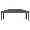 vidaXL Gazebo with Double Roof 9.8'x19.6' Anthracite