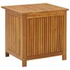 vidaXL Patio Storage Box 23.6"x19.7"x22.8" Solid Acacia Wood