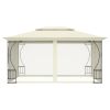 vidaXL Gazebo with Nets 9.8'x13.1'x8.7' Cream