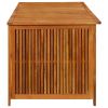 vidaXL Patio Storage Box 68.9"x31.5"x29.5" Solid Acacia Wood