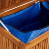 vidaXL Patio Storage Box 78.7"x19.7"x22.8" Solid Acacia Wood