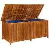 vidaXL Patio Storage Box 68.9"x31.5"x29.5" Solid Acacia Wood