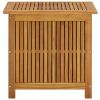 vidaXL Patio Storage Box 23.6"x19.7"x22.8" Solid Acacia Wood