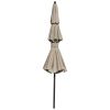 11Ft 3-Tiers Patio Umbrella Khaki