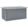 vidaXL Patio Storage Box Gray 50.8"x26.4"x25.6"