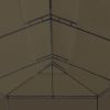 vidaXL Gazebo with Curtains 236.2"x117.3"x106.3" Taupe 0.6 oz/ftÂ¬â‰¤