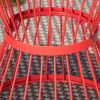 Fern Outdoor 16 Inch Iron Side Table Red