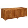 vidaXL Patio Storage Box 78.7"x31.5"x29.5" Solid Acacia Wood