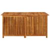 vidaXL Patio Storage Box 59.1"x31.5"x29.5" Solid Acacia Wood