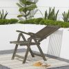 Renaissance Outdoor Patio Hand-scraped Wood 5-Position Reclining Chair