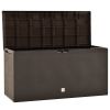 vidaXL Patio Storage Box Brown 44.9"x18.5"x23.6"