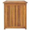 vidaXL Patio Box 59.1"x19.7"x21.7" Solid Wood Teak