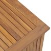 vidaXL Patio Box 59.1"x19.7"x21.7" Solid Wood Teak