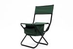 4-piece Folding Outdoor Chair with Storage Bag; Portable Chair for indoor; Outdoor Camping; Picnics and Fishing; Green