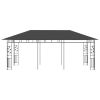 vidaXL Gazebo with Mosquito Net 19.7'x9.8'x9' Anthracite