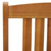 Patio Chairs 6 pcs Solid Acacia Wood