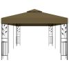 vidaXL Gazebo 19.7'x9.8' Taupe 0.6 oz/ftÂ¬â‰¤