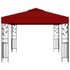 vidaXL Gazebo 9.8'x9.8' Wine Red