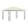 vidaXL Gazebo with Mosquito Net 13.1'x9.8'x9' Cream 0.6 oz/ftÂ¬â‰¤