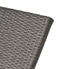 Zanna Outdoor Gray Wicker Adjustable Chaise Lounge set of 1