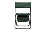 4-piece Folding Outdoor Chair with Storage Bag; Portable Chair for indoor; Outdoor Camping; Picnics and Fishing; Green