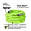 Flexzilla Garden Hose 3/4" x 75' 3/4" - 11 1/2 GHT Fittings ZillaGreen