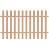 vidaXL Picket Fence WPC 78.7"x47.2"