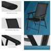 4-Pack Patio Folding Chairs Portable for Outdoor Camping