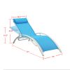 (Only for Pickup)Reclining Sun Lounger Set (Set of 2)