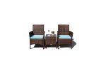 [Only For Pick Up] 3 Piece Rattan Seating set with Cushions