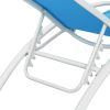 (Only for Pickup)Reclining Sun Lounger Set (Set of 2)