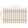 vidaXL Picket Fence WPC 78.7"x47.2"