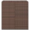 vidaXL Patio Cushion Box PE Rattan Brown